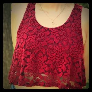 Poetry clothing stretchy blouse Crop top